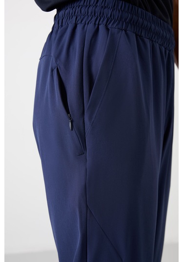 Tommy Life İndigo Polyester İnce Yumuşak Comfort Fit Erkek Eşofman Alt - 82119 İndigo