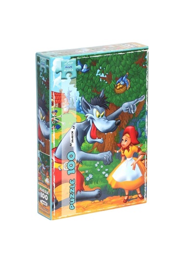 Lc7345 Utku. Kurt ve Masum Kız 100 Parça Puzzle
