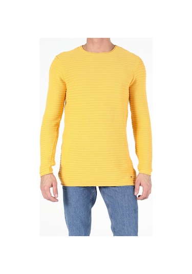 Colin's Slim Fit Safran Erkek Kazak CL1052362_Q1.V1_YLS
