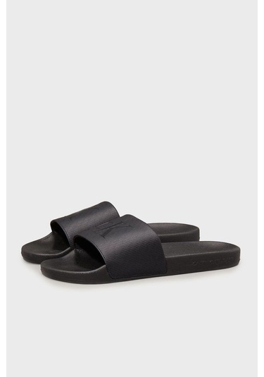 Calvin Klein Logolu Terlik Ym0ym012690gj Erkek Terlik Ym0ym01269 0gj-7295 Triple Black