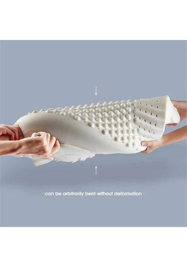 Doğal Lateks Yastık Servikal Omurga Sağlık Ortezi Anti Horlama