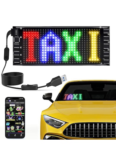Monozone Araç Car Led Ekran Tabelaları Kayan Yazı