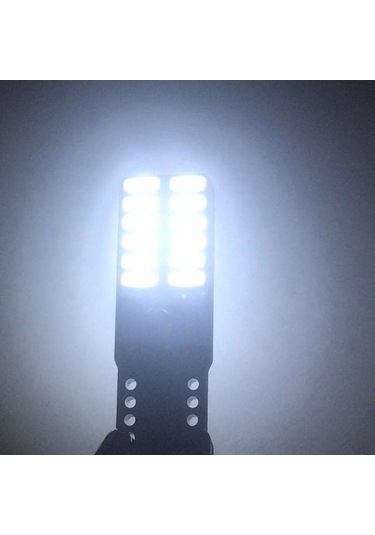 T10 Dipsiz Beyaz Led Ampul 24 Led Smd   Canbus