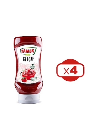 Tamek Ketçap Tatlı 4 x 355 G