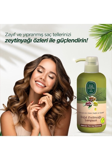 Eyüp Sabri Tuncer Doğal Zeytinyağlı Şampuan 600 ML