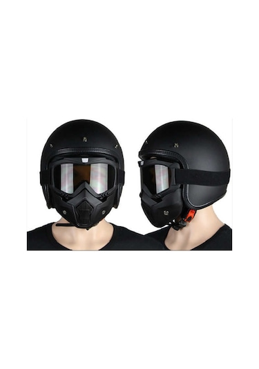 Jet Kask Maskesi Motosıklet Kask Maskesi