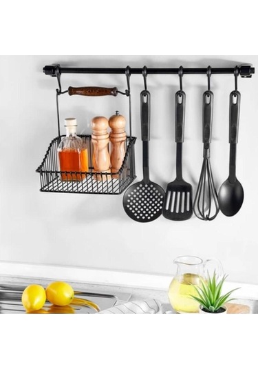 Retro Askılı Mutfak Düzenleyici Sepet