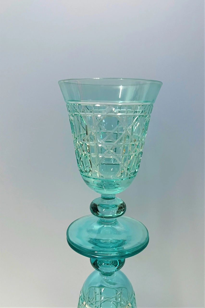 Gloria El Kesmesi Kadeh Bardak 200ml Turkuaz