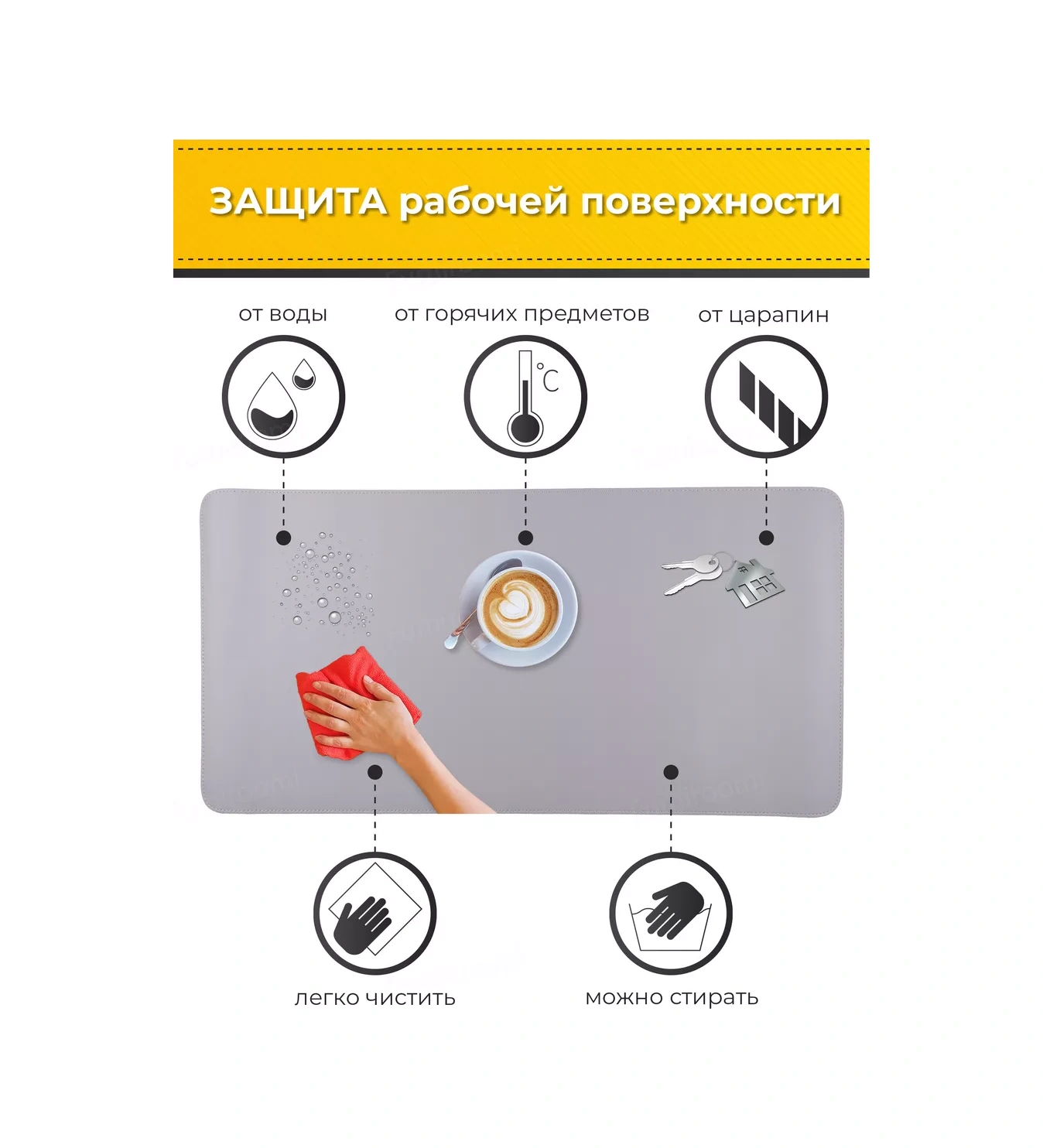 Fumıroomı Masa İçin Büyük Fare Pedi 80x40 36762519