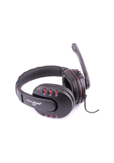 Ovleng Q7 Profesyonel Mikrofonlu Usb Girişli Kulak Üstü Oyuncu Kulaklığı