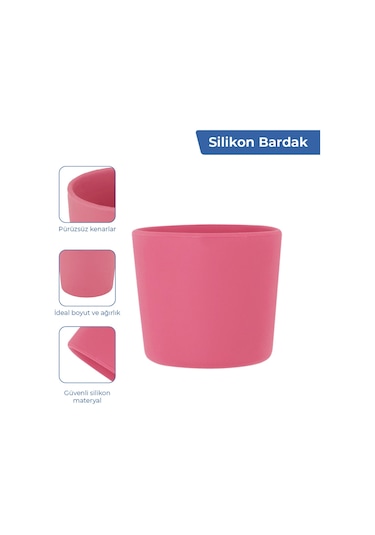 Babyjem 917 Silikon Beslenme Seti Silikon Kaşık Hediyeli