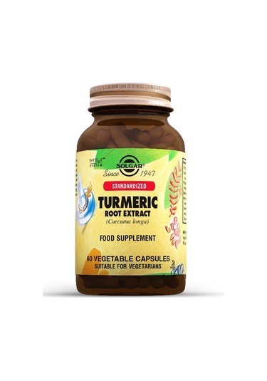 Solgar Turmeric Root Extract 60 Kapsül