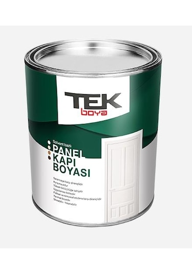 Tek Boya Panel Kapı Boyası Solvent Bazlı 0.75 L