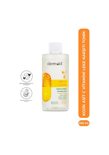 Kojik Asit C Vitamini Leke Karşıtı Tonik 200 Ml