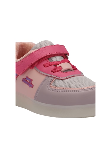 Slazenger PERLE Çocuk Cırt Cırtlı Pembe / Mor Sneaker