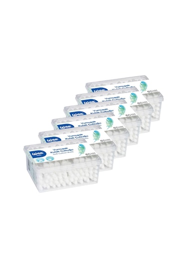 Emniyetli Kulak Temizleme Çubuğu Seti (60x6 360 Adet)