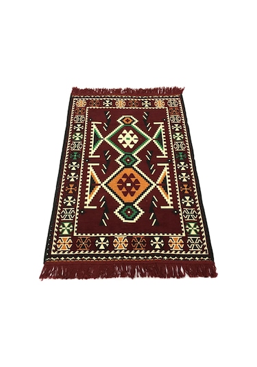 Shark Anadolu Kilim Bordo Renkli