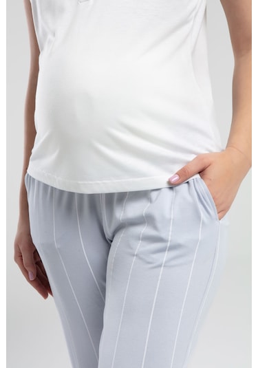 Pierre Cardin Kadın Beyaz Pijama Takımı Pc8976-s-v1