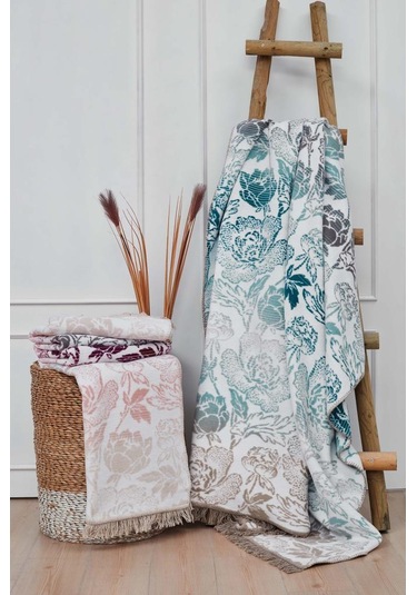 Amarente Tek Kişilik Pamuklu Battaniye Pembe Pembe