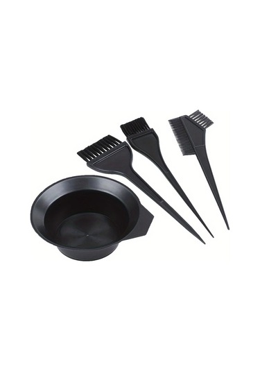 Willowhaven Siyah Saç Boyası Seti Fırça Tarak Ve Boya Kabı İle Evde Profesyonel Saç Rengi Siyah