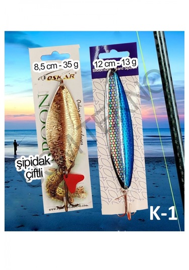 Kaşık 2 Adet Turna Kaşığı Rapala Lures Yapay Yem Karışık Renkli