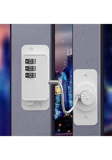 Trendooze Windows Suntek Şifreli Kilit Kilidi Kilidi Güvenli Çekmece Buzdolabı 17 - Sl