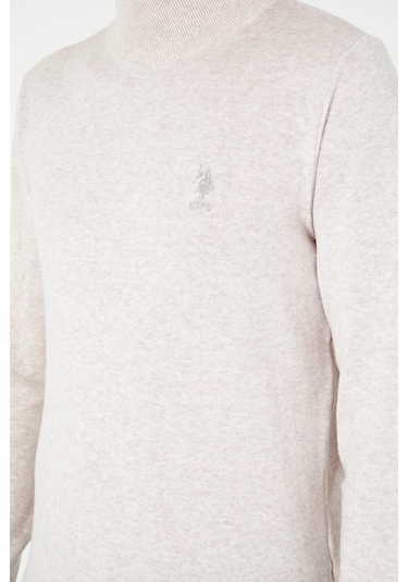 U.s. Polo Assn. Erkek Taş Melanj Kazak /triko 50288887-vr225 Taş Melanj