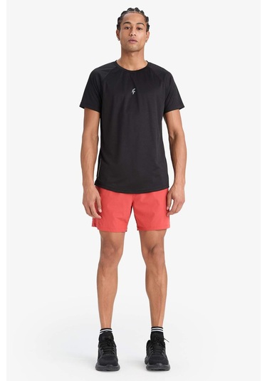 DeFactoFit Baskılı Esnek Dokulu Kısa Boy Sporcu Deniz Şortu C5138AX25HSBR91