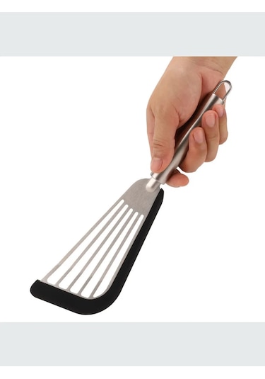 Stil'nyj İ Udobnyj Dom Pançalar İçin Çiziksiz Mutfak Silikon Spatula 368456067 Çelik