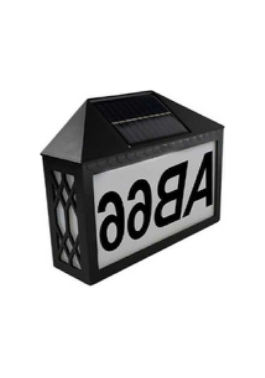 Novahub Yenilikçi Güneş Enerjili Ev Numarası Işığı Beyaz Işık