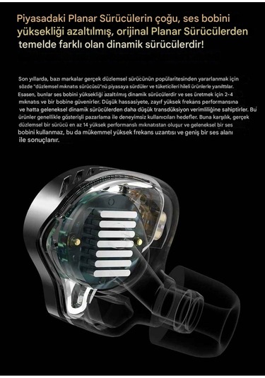 Kz Prx Dördüncü Nesil Planar Diyafram Iem Mikrofonlu Prx