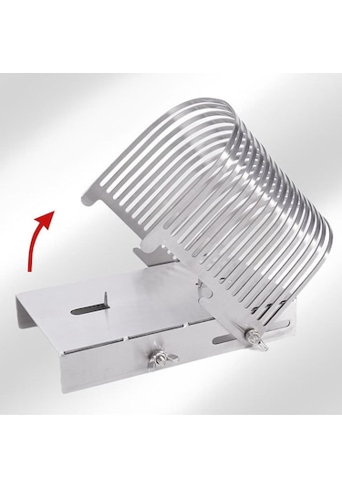 Homyl Ekmek Dilimleyici Pişirme Aleti Ev Yapımı Ekmekler Gümüş