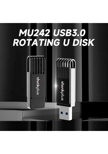 Novahub Thinkplus Mu242 360 Döner Metal Usb 3.0 Flash Bellek - Yüksek Hız, Geniş Uyumluluk, Koruma Kılıfı İle