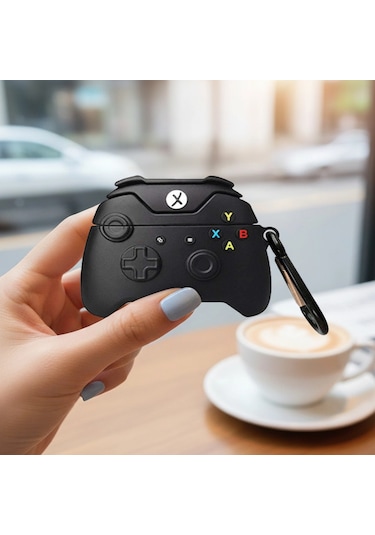 Caseonn Apple Airpods Pro Kılıf Karakter Figürlü Xbx Siyah