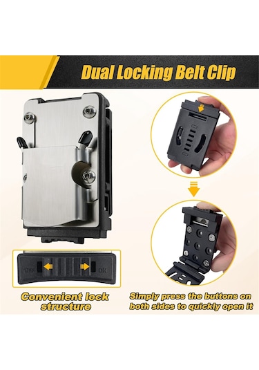 Matkap Tutucu Kemer Klipsi, Akülü Matkap Sürücüsü İçin Kanca