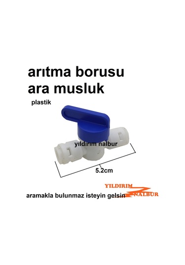 2 Adet Su Arıtma Vanası Küresel Plastik Su Arıtıcı Musluk Beyaz