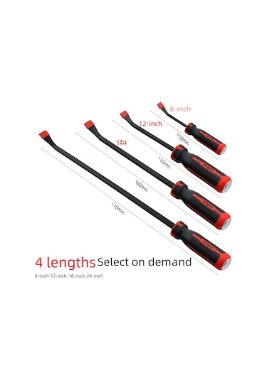 Teltree Hi-spec 24 İnç Çok Amaçlı Çekiç, Lastik Çıkarma, Çivi Çekme Ve Ahşap İşleri İçin Dayanıklı Viraj Aleti