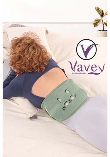 Yeni Nesil Sıcak Soğuk Regl Kemeri Kedicik Yeşil