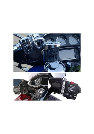 Wondernest Honda Gl1800 Motosiklet İçme Kupası Tutucu Siyah Aksesuar Siyah