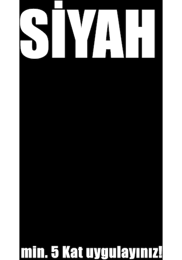 Jant Folyo 4Lü Set - Mat Siyah
