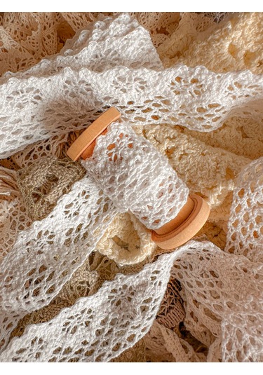 Sweet Night Pamuklu Dantel 5 Metre 2,5 Cm 393994896