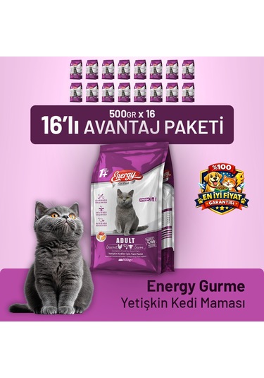 Gurme Yetişkin Kedi Maması - 16 Adet