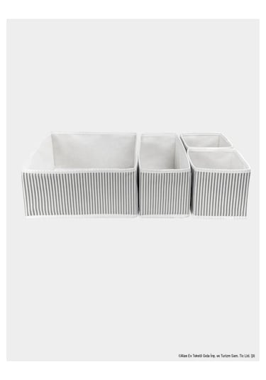 Çekmece Düzenleme Ürünü 4 Parça Beyaz