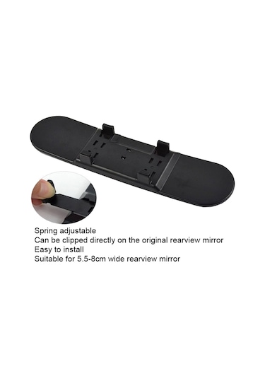 Sones Dm-055 28.8cm Araba Geniş Görüş Alanı Göz Kamaştırmayan Mavi Ayna Geri Vites Kavisli Dikiz Aynası