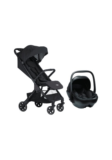 Mını By Easywalker Buggy Snap Travel Sistem Bebek Arabası Oxford Black - Guardix Anne Kucağı Antrasit