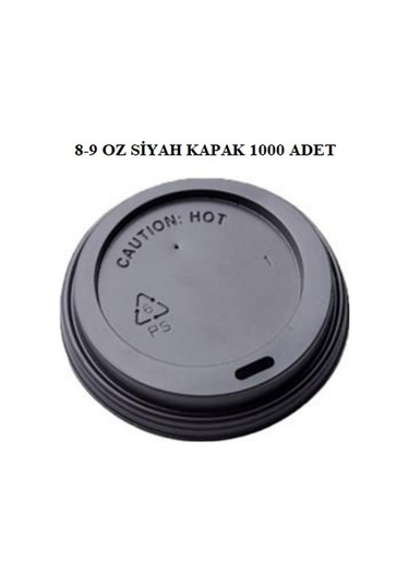 Siyah Kapak Emzikli 8-9 Oz 1000 Lİ 1 KOLİ