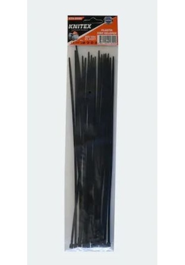 Knıtex 2560 300Mm Cırt Kelepçe 25 Li Siyah