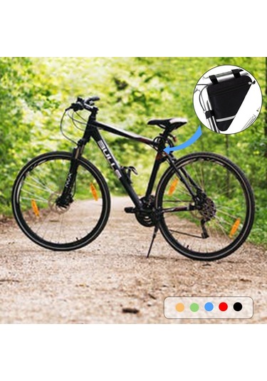 Jeemson Gece Bisiklet Çantası - Su Geçirmez, Reflektörlü, Pratik Montaj, 20x18.5x4cm Siyah