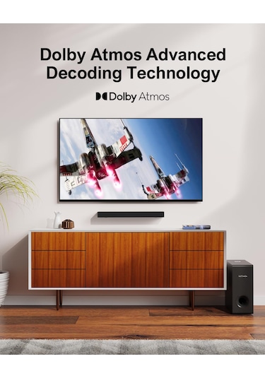 Ultımea Nova S50 Dolby Atmos 2.1 Subwoofer Tv Hoparlörü U2120