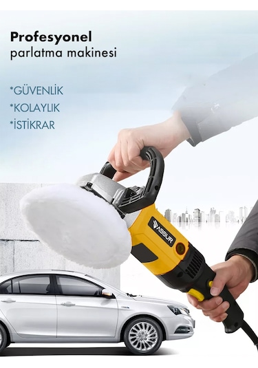 Assur ASR406-02-07 180 MM Pasta Cila Polisaj Zımpara Sarı